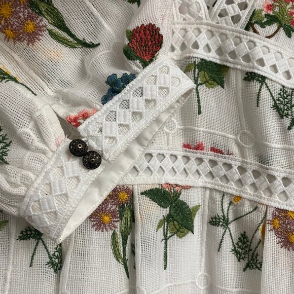 ANTHROPOLOGIE Carla Embroidered Maxi Dress - Picture 9 of 14